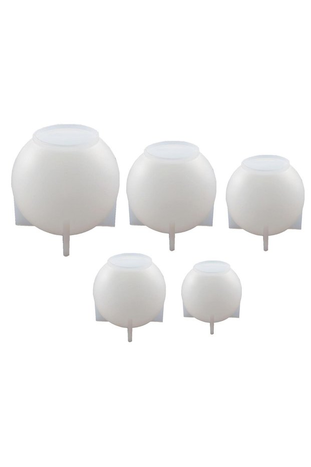 65mm DIY Sphere Ball Silicone Mold for 3D Resin Craft Making DIY Jewelry Casting Candle Soap Jewelry