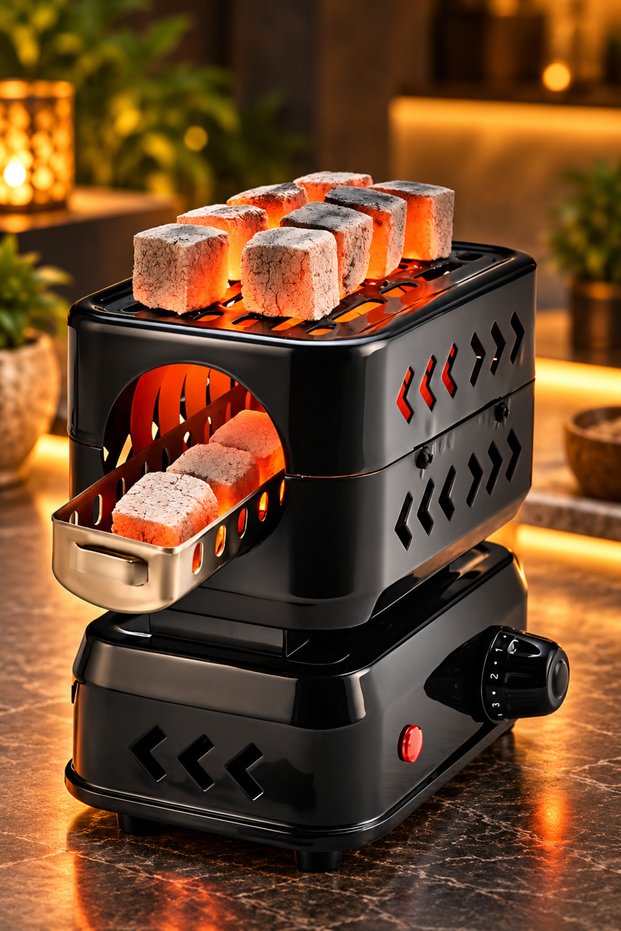 Multifunctional Electric Charcoal Starter with Removable Handle DX2597
