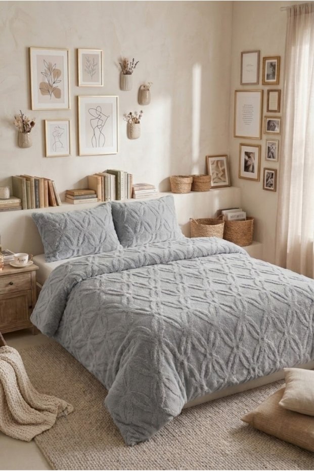 Orion Series Wellsoft Double Bedspread Set 230×250 + 2 Pillowcases Blanket