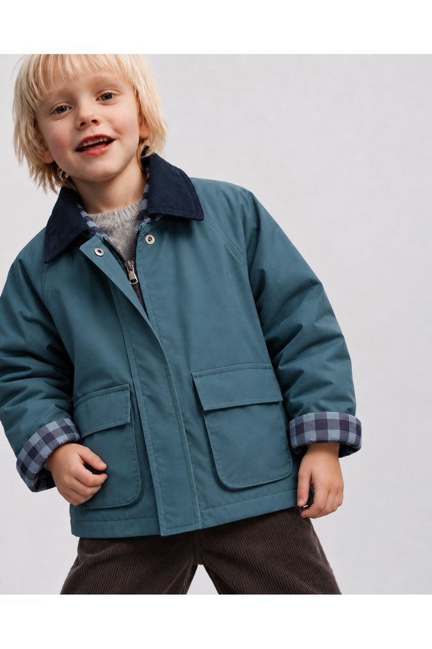 Lightly Padded 100% Cotton Children's Jacket