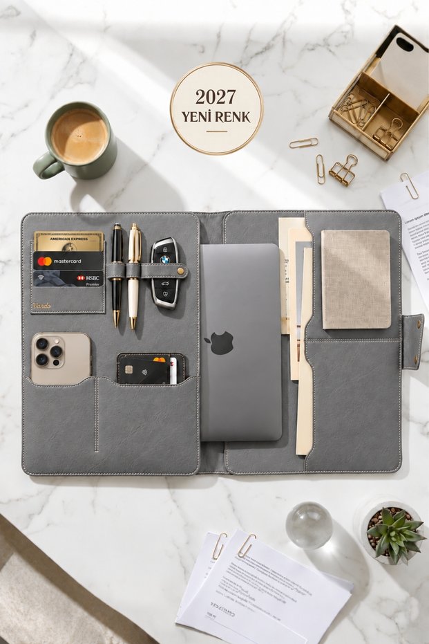 Ingrid 34X24,5 cm MacBook Air/Pro 13-14 Inch, iPad Organizer Notebook & Document & Tablet Bag
