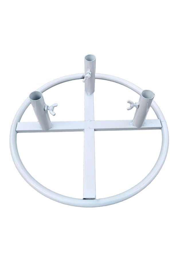 E Flower Pole Display Stand Base Multifunction Reusable Accessory Iron Flowers Falling to The Ground