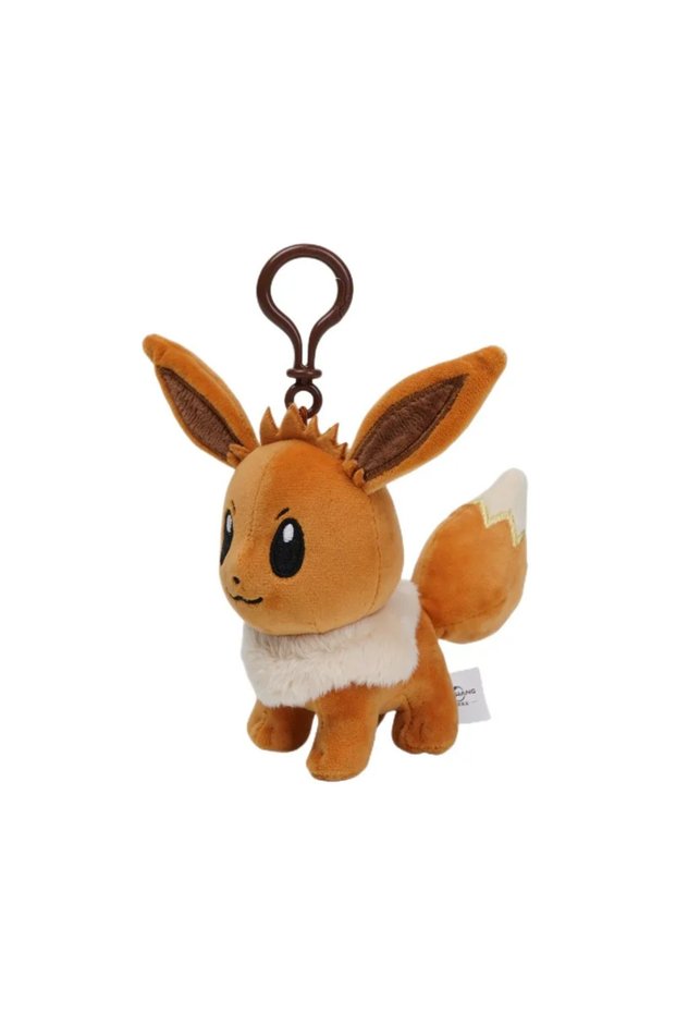 Eevee Anime Kawaii Pikachu Keychain Gengar Togepi Sprigatito Mew Jigglypuff Mimikyu Stuffed Toy Cute