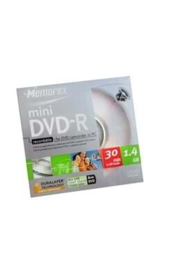 قرص DVD-R صغير بسعة 1.4 جيجابايت، يستخدم لتسجيل الفيديو من الكاميرا.