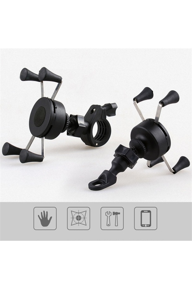 X Grip Waterproof Bracket Motorcycle Motorbike Phone Holder Mount Clamp Mobile Phone Accessories Wit