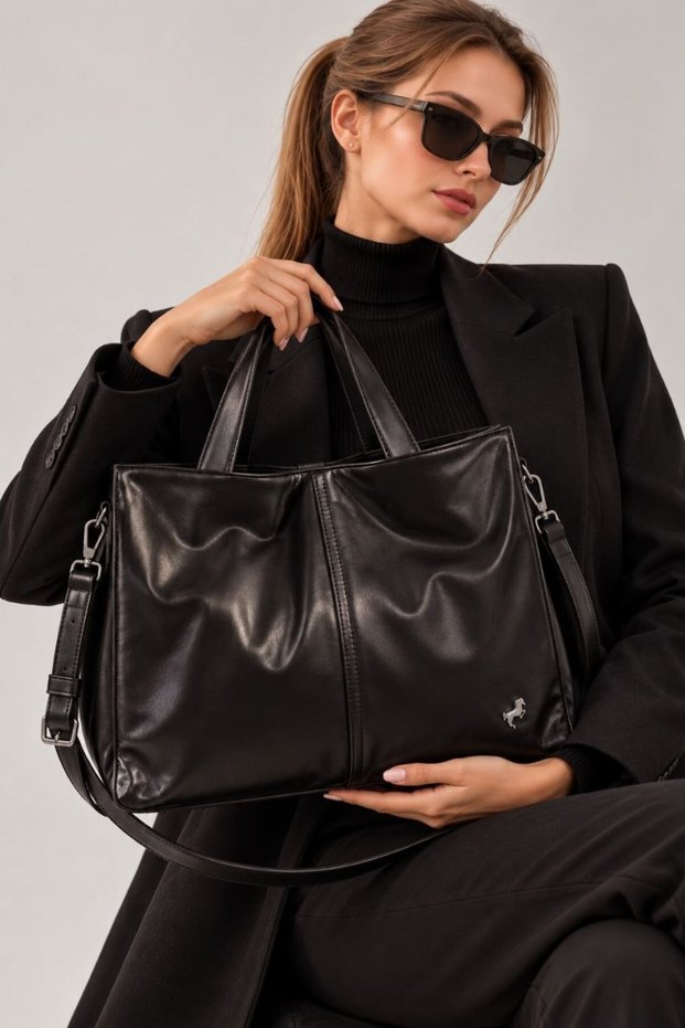 Women's Oversized Casual Clutch Bag and Shoulder Bag
