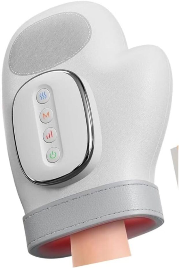 Electric Hand Massager with Heating and Pressure Airbag, 3 Modes