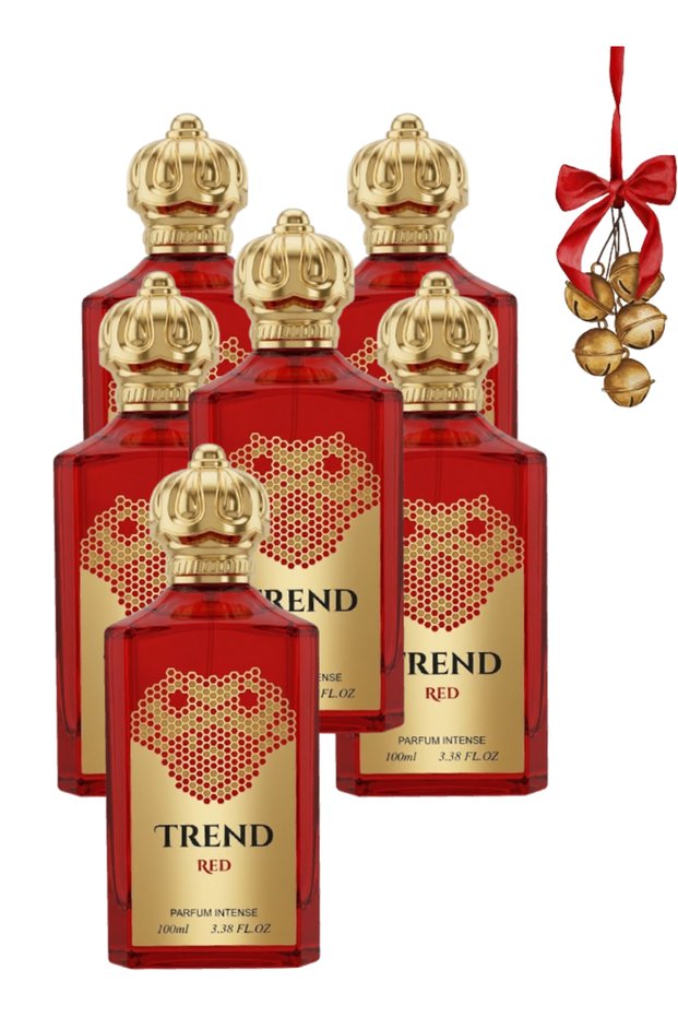 6 قطع عطر أحمر 100 مل
