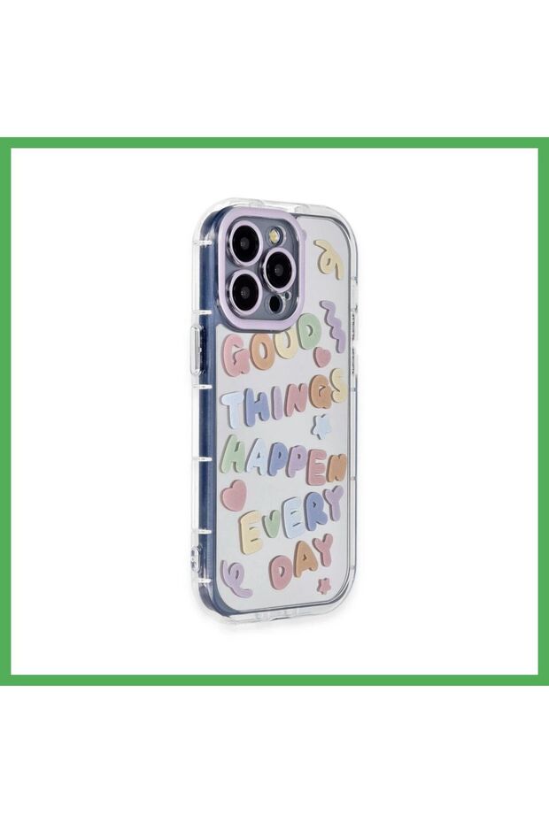 iPhone 14 Pro Max Compatible Case with Reflexion Pattern - Pattern 7 BEZOSS
