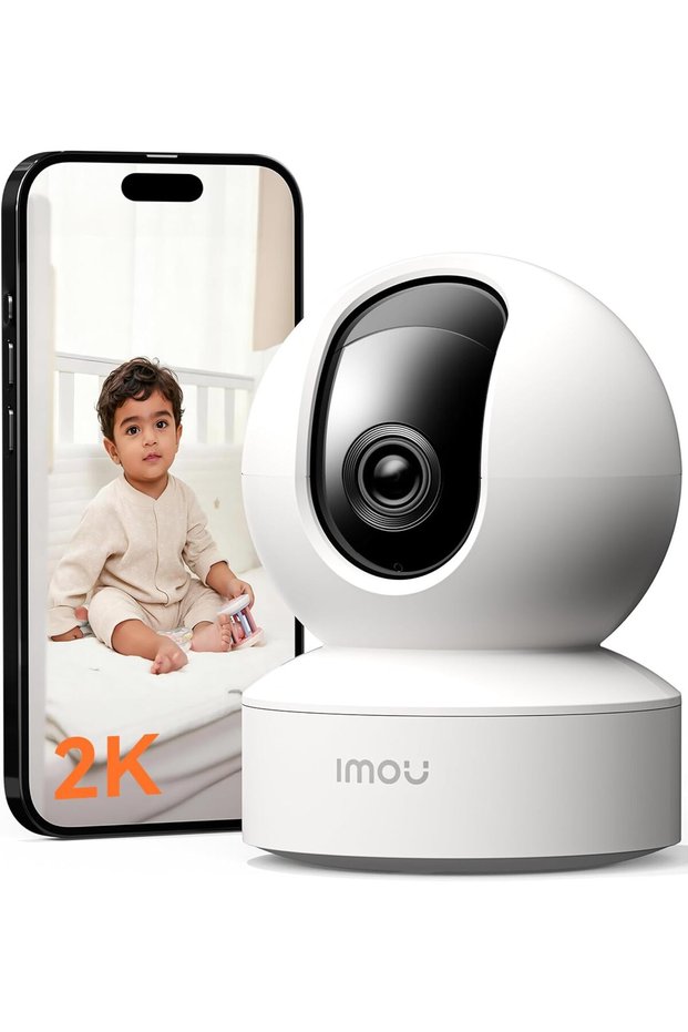 2K Camera for Home Wifi Cameras Security Camera 360° Indoor Cameras Ultra-Clear Surveillance Camera Human Detection, Abnormal Sound for Baby Monitor Night Vision, Smart Tracking(DK2 2K)