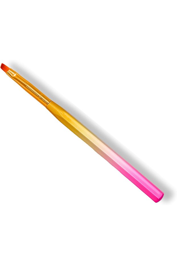 Nail Art Gradient Pen with Flat Synthetic Brush - Long Lasting, Durable, and Easy to Use | | (#4)