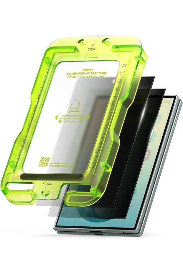 Screen Protectors For Samsung Galaxy Z Fold 8 | Cover Display Easy Slide Privacy Tempered Glass | 2 Pack