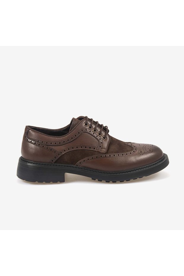 Men's Eva-Sole Suede Leather Lace-Up Casual Shoes 5814