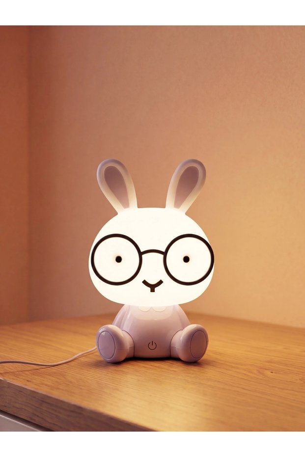 Rabbit-Shaped Night Light - 15 x 13 x 23 cm