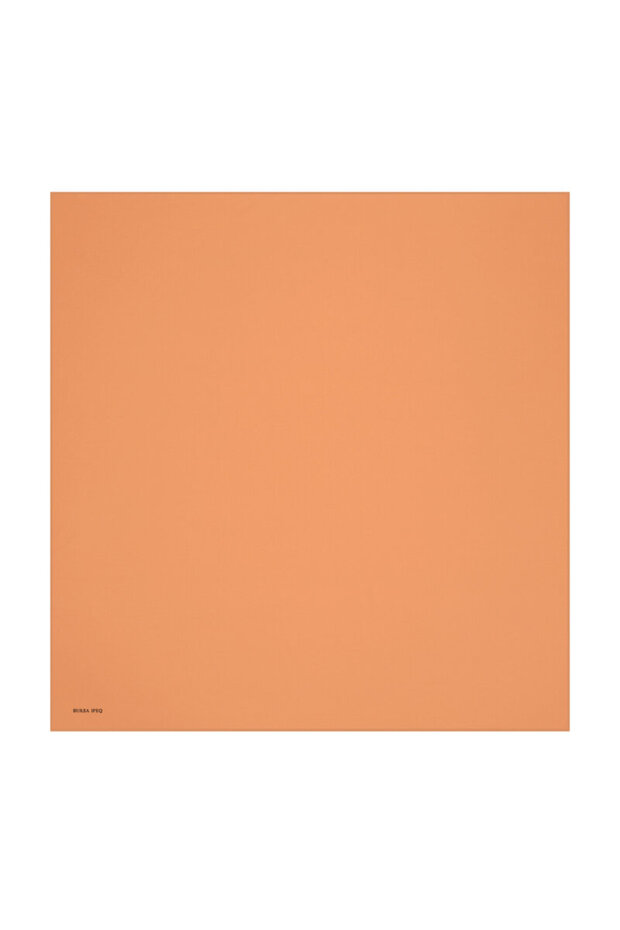 Sandstone Solid Color Twill Silk Scarf