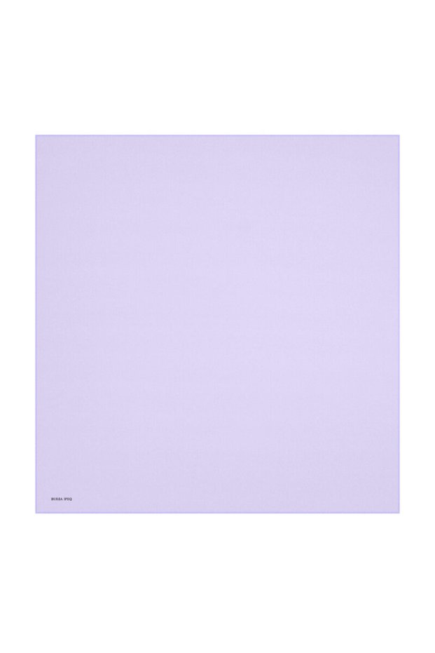 Lilac Solid Color Twill Silk Scarf