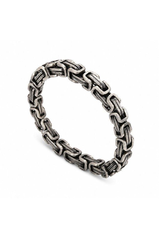 Black Stainless Steel Electroplated Bracelet SS101 | Shiny Glossy Finish SS101_large