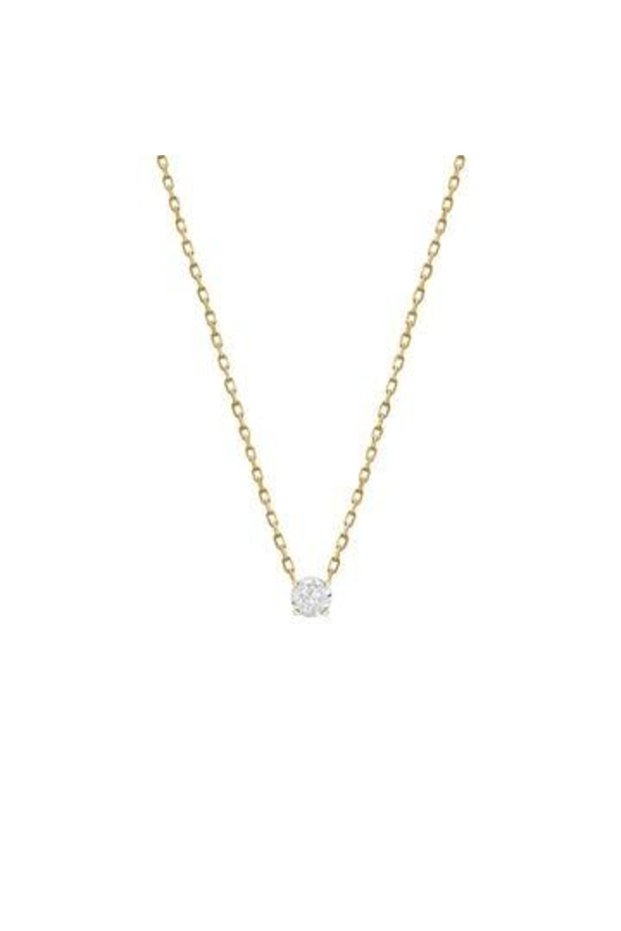 , Diamond Necklace, DN1Y148, Adjustable Length 36–39cm, Luxury Jewelry