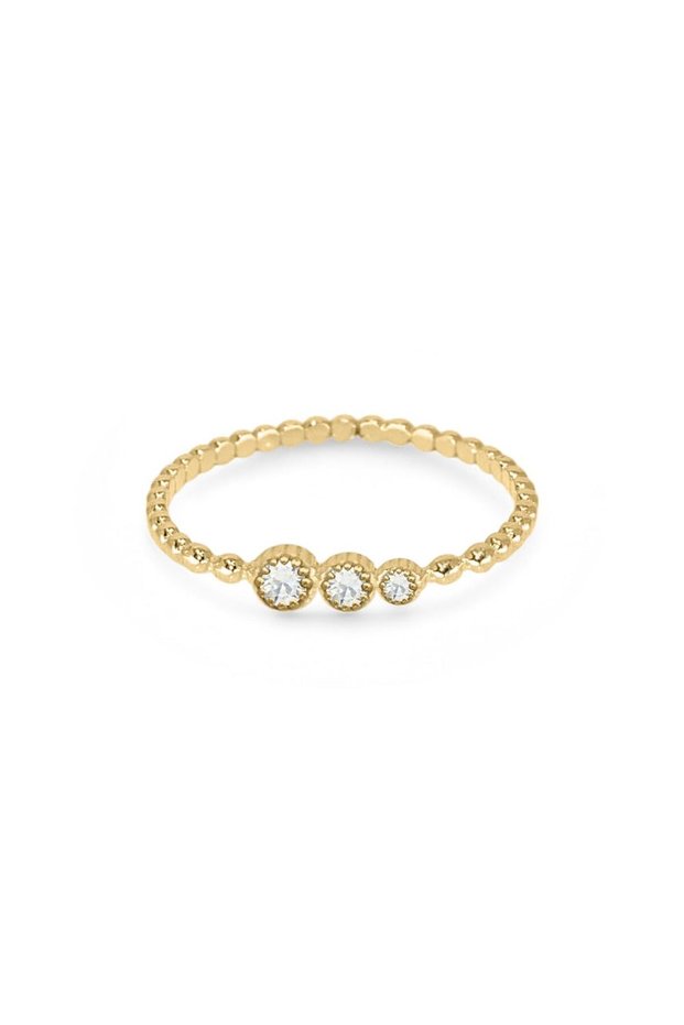 18Kt Yellow Gold Diamond Ring DR1Y112