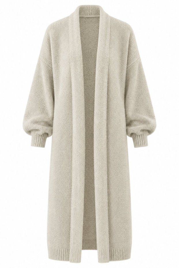 Long-Sleeved Knitted Cardigan - 2y251015