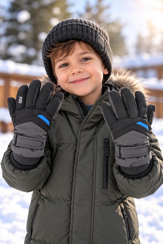 KITTI K421-24 MEN'S 4-7 SNOW SKI GLOVES