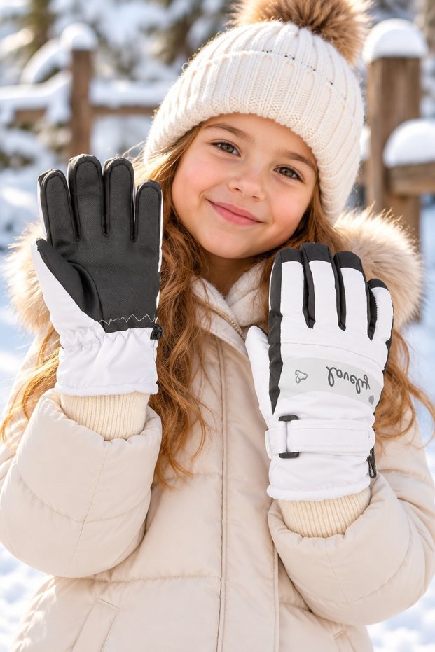 KITTI K421-22 GIRLS' 4-7 SNOW SKIING GLOVES