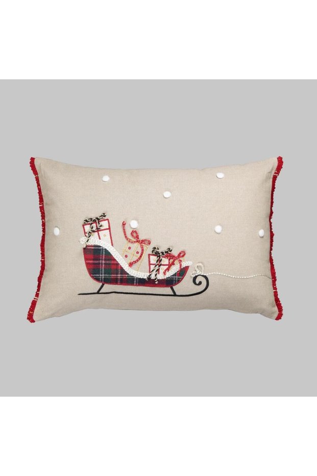 Snowbell Cushion 30x45, Dark Beige