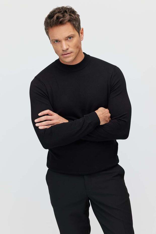 Men's Turtleneck Knitwear Sweater