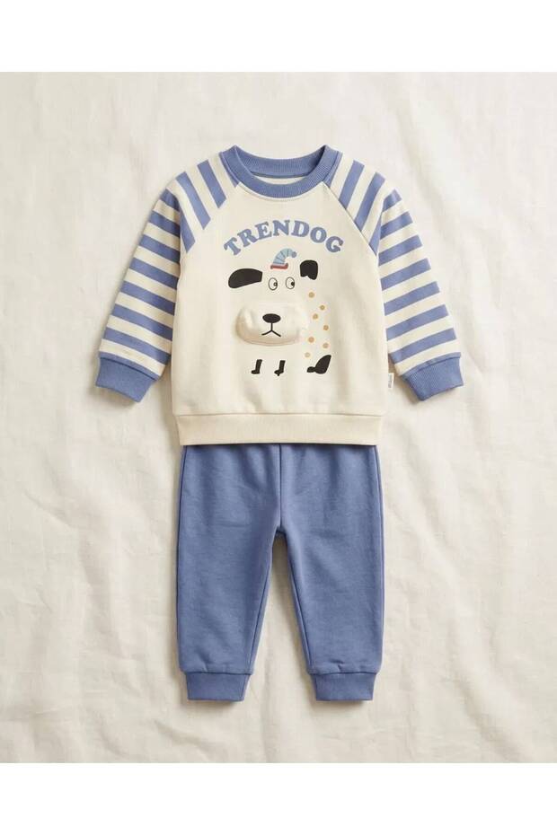 2-Piece Baby Boy Outfit, Cotton, Ages 1, 2, and 3, Transitional Boys' Outfit