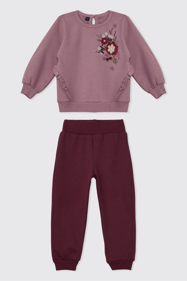 Girls' Lilac 2-Piece Top and Bottom Set
