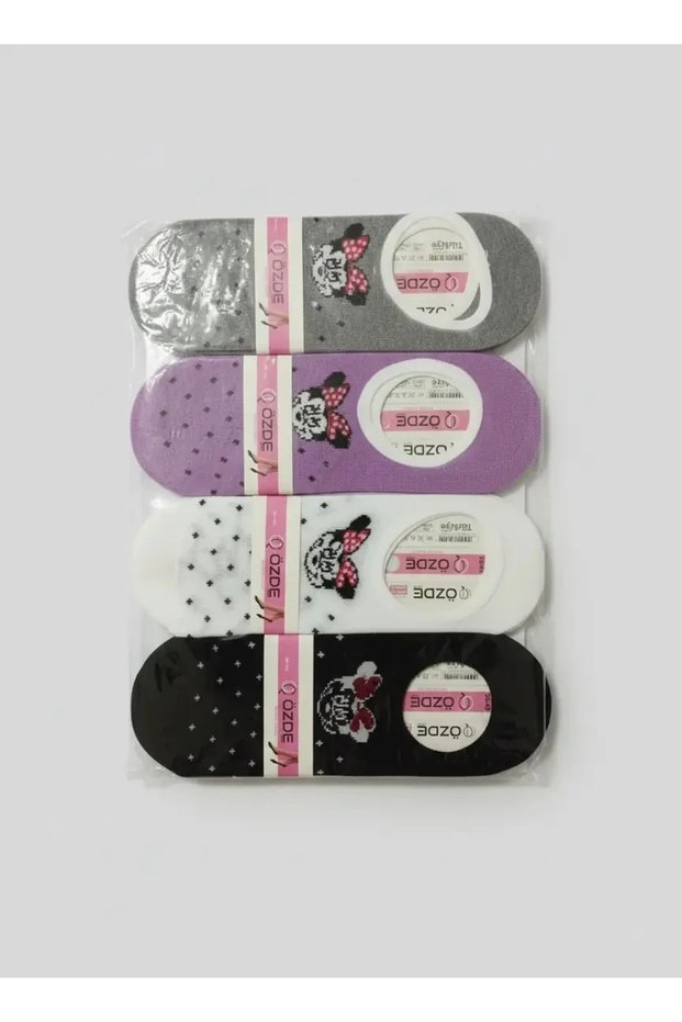 Patterned Ballet Flats, 4 Pairs