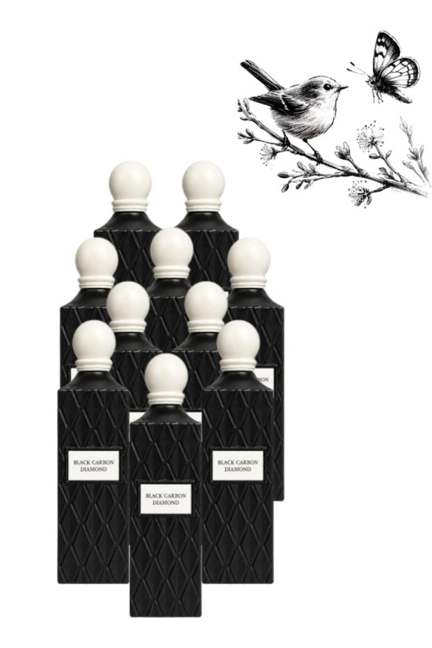 10 قطع سوداء Carbon Diamond Perfume 200 مل