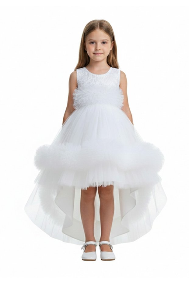 Little Baroness White Frock