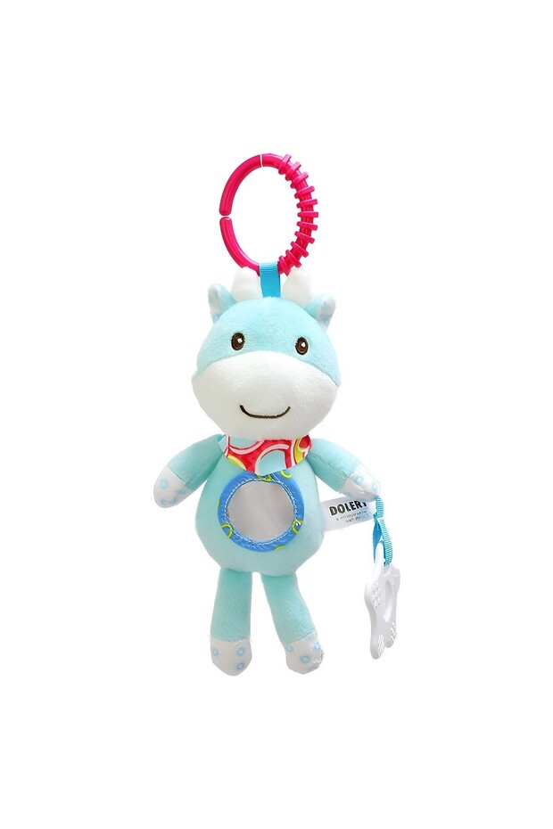 Plushie Stroller Toy with Teether Clip-Elephant - Shark