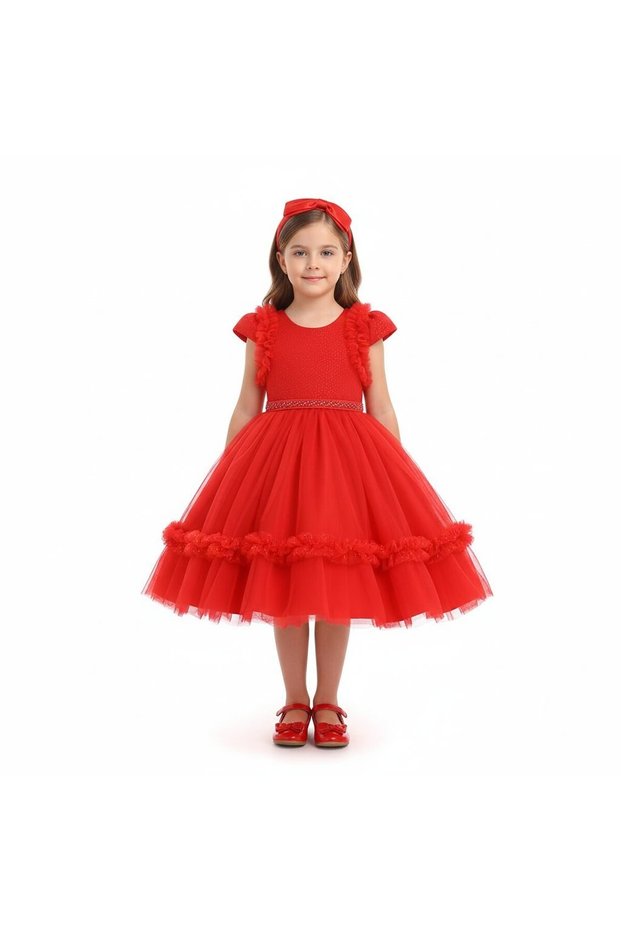 Mini Red Glam Dress