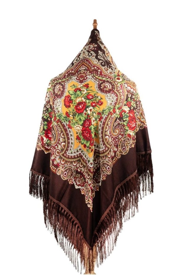 Brown Royal Heritage Shawl
