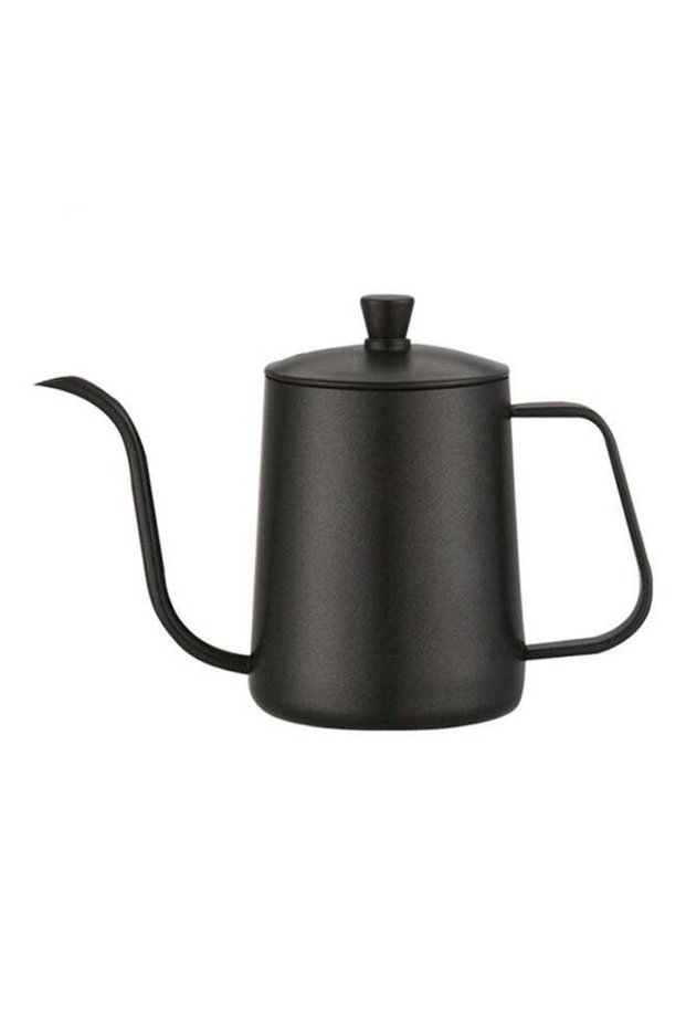 Hand Drip Gooseneck Tea Pot Black 600ml