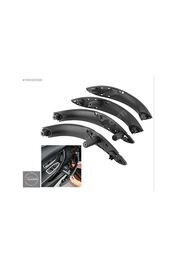 BMW F30 Door Handle Set, Black 51417279311