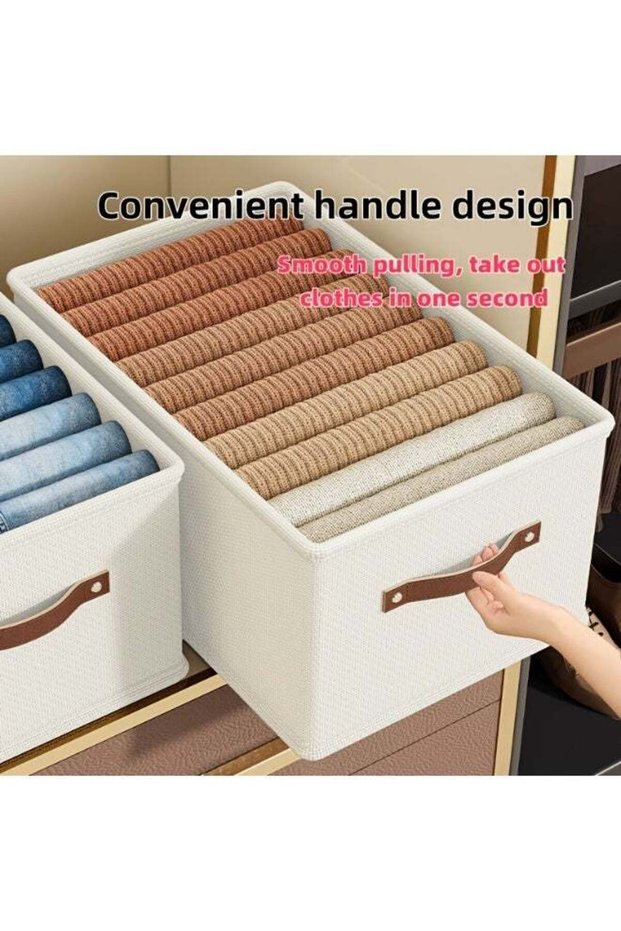 Foldable Fabric Storage Bins for Closet & Shelf – Sturdy Cube Organizer Boxes