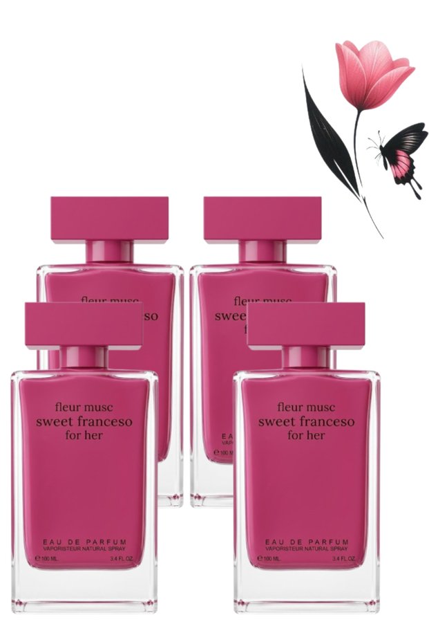 4 قطع عطر Fleur Musc For Her 100 مل