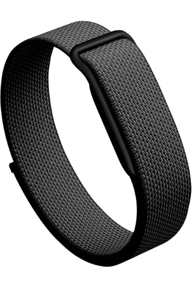 حزام نايلون لجهاز Google Fitbit Air، مع خطاف وحزام، قابل للتعديل، حزام معصم منسوج لجهاز Fitbit.