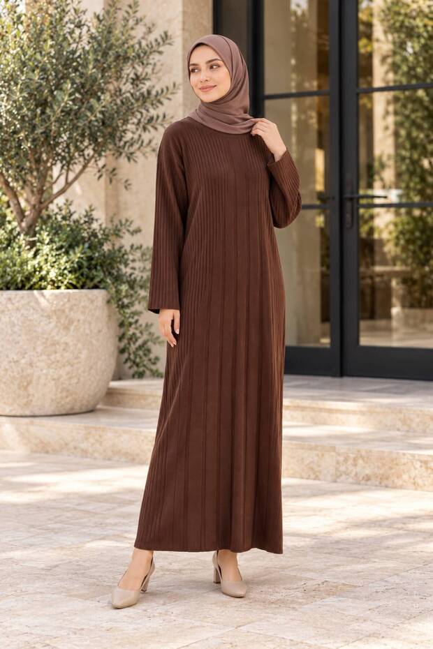 Mercerized Cold-Spun Yarn Women's Dress