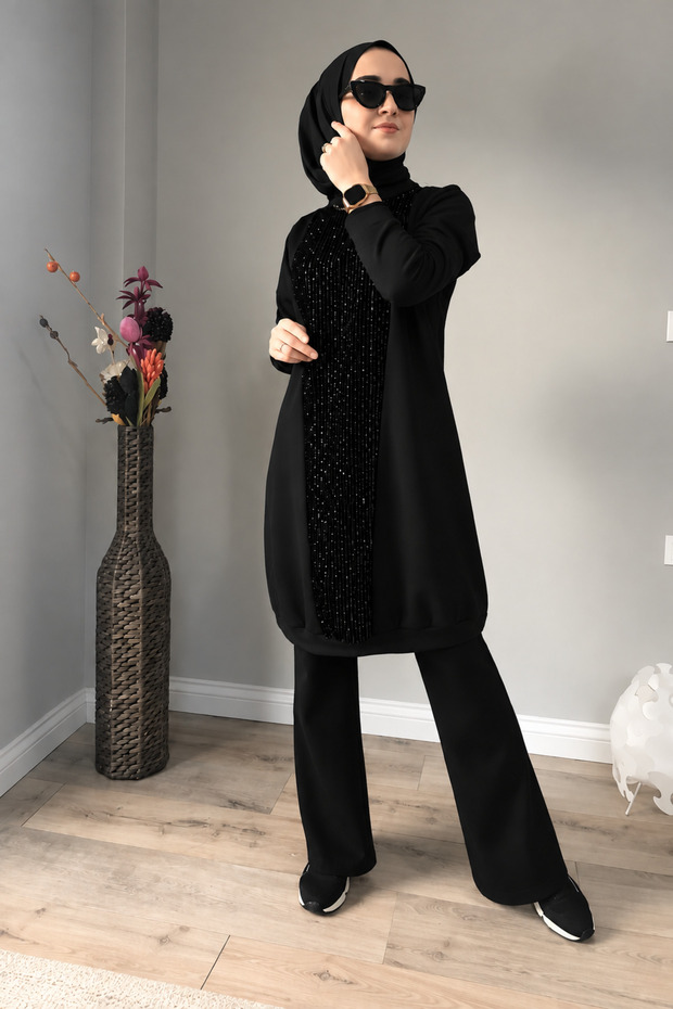 Sequin Detailed Tracksuit Set