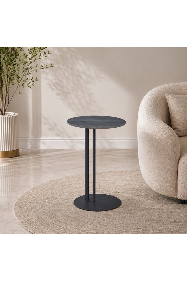 طاولة خدمة سيراميك مفرد S05 D.GREY