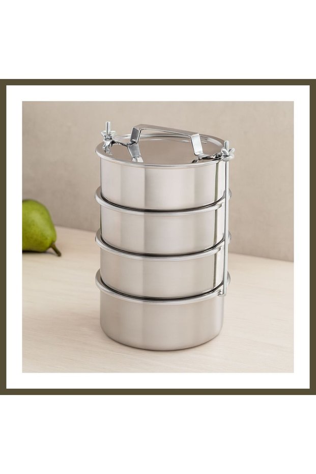 Steel Travel Bowl, 14 cm - Set of 4 (4.5 cm Deep) BX