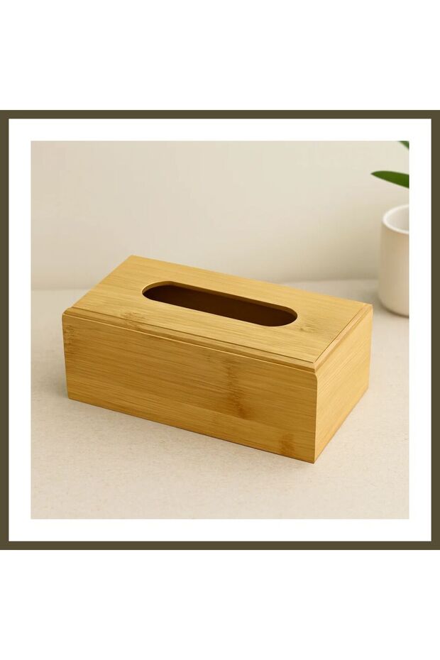 Wooden Bamboo Napkin Holder 11.6 x 22.8 cm BX