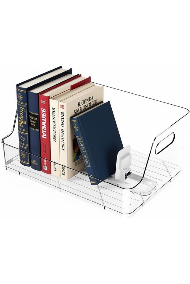 Clear ABS Bookend and Comic Book Display Stand