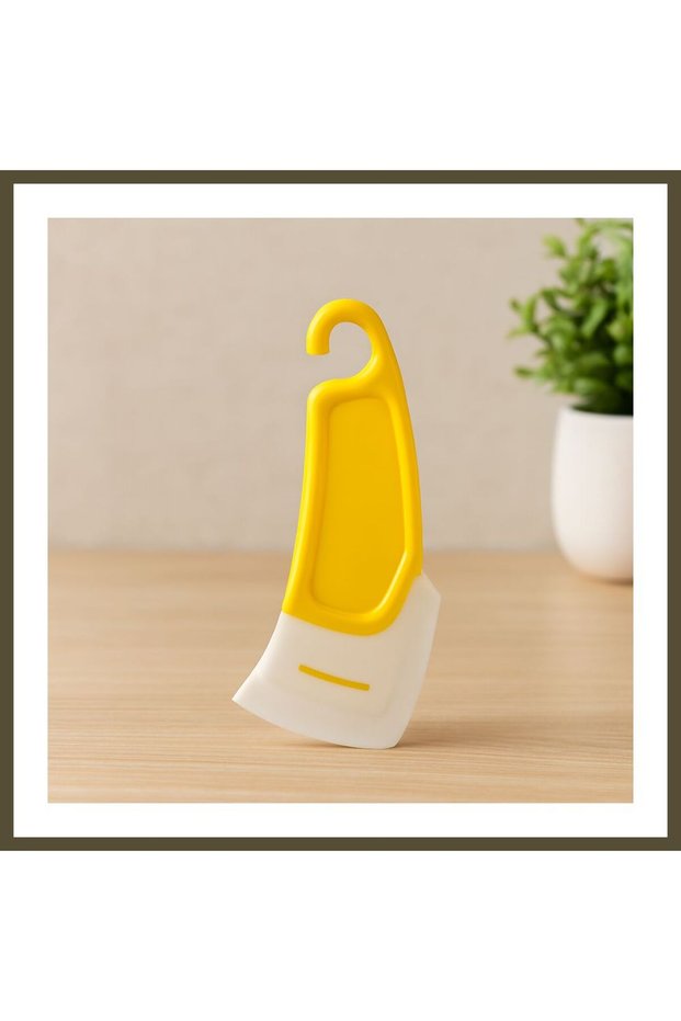 Mini Silicone Spatula - Grease and Stain Scraper (with Plastic Handle) BX