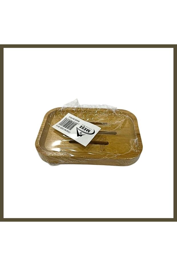 Square Bamboo Solid Soap Dish BX