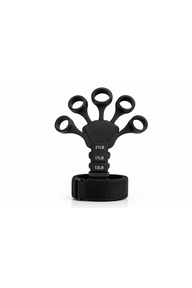 Finger Trainer - Finger Strengthener Exerciser with Adjustable Resistance 13LB 17LB 21LB, Finger Flexibility Training Tool, Hand Grip Strengthener for Athletes, Musicians, Gym, Fitness